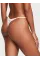 Комплект молочного кольору Victoria's Secret Wicked Unlined Lace Balconette Bra Push Up without Padding ( пушап без паралону) Coconut White + трусики стрінги