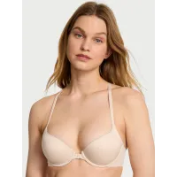 Бюстгалтер Body by Victoria Lightly Lined Lace Racerback Demi Bra Marzipan