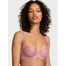 Бюстгальтер Dream Angels Twinkle Lace Lightly Lined Demi Bra Dusk Mauve