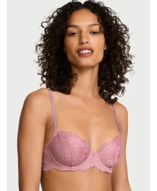Бюстгальтер Dream Angels Twinkle Lace Lightly Lined Demi Bra Dusk Mauve