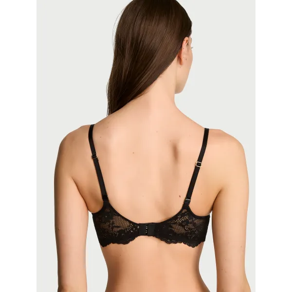 Бюстгалтер Dream Angels Wicked Sheer Unlined Balconette Bra Black