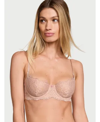 Бюстгалтер Dream Angels Wicked Unlined Lace Balconette Bra Lift without Padding Macaron