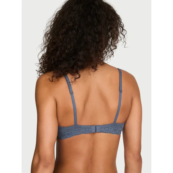 Бюстгалтер The T-shirt Cotton Shadow Stripe Unlined Demi Bra Bluestream