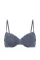 Бюстгалтер The T-shirt Cotton Shadow Stripe Unlined Demi Bra Bluestream