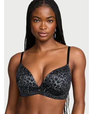 Бюстгалтер Very Sexy So Obsessed Smooth Wireless Push-Up Bra Grey Leopard
