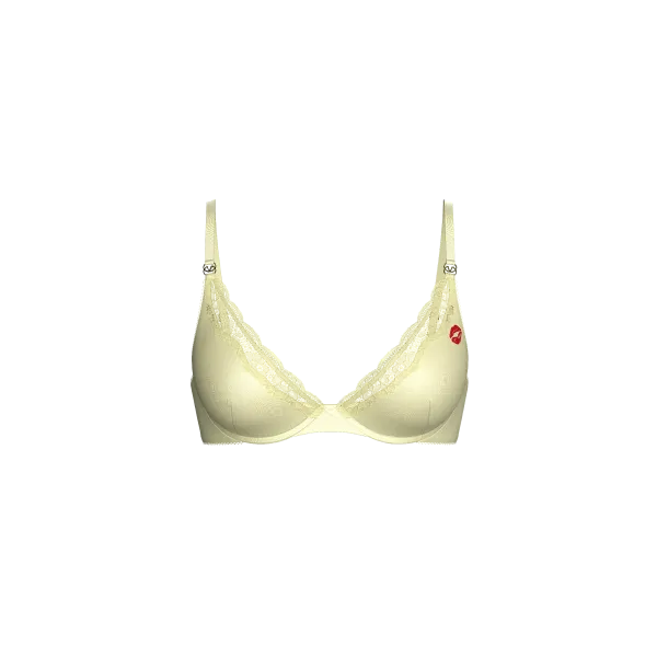 Бюстгалтер Victoria's Secret Tease Lightly Lined Satin Kiss Plunge Bra Lemonade