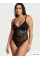 Боді Tease Lace Demi Bodysuit Black