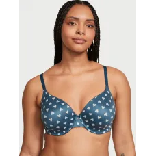 Бюстгалтер Victoria's Secret Body by Victoria Push-up Smooth Bra Midnight Sea Shibori Hearts