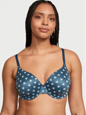 Бюстгалтер Body by Victoria Lightly Lined Full-Coverage Smooth Bra Midnight Sea Shibori Hearts