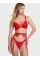 Бюстгалтер Shine Strap Lace Push-Up Bra Cherry Red