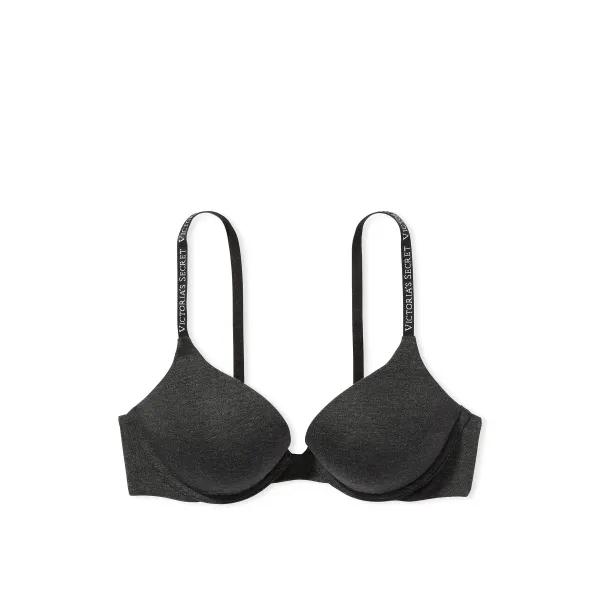 Бюстгалтер The T-shirt Bombshell Add-2-Cups Push-Up Bra Charcoal Heather Gray