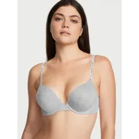 Бюстгалтер The T-shirt Bombshell Add-2-Cups Push-Up Bra Medium Heather Gray