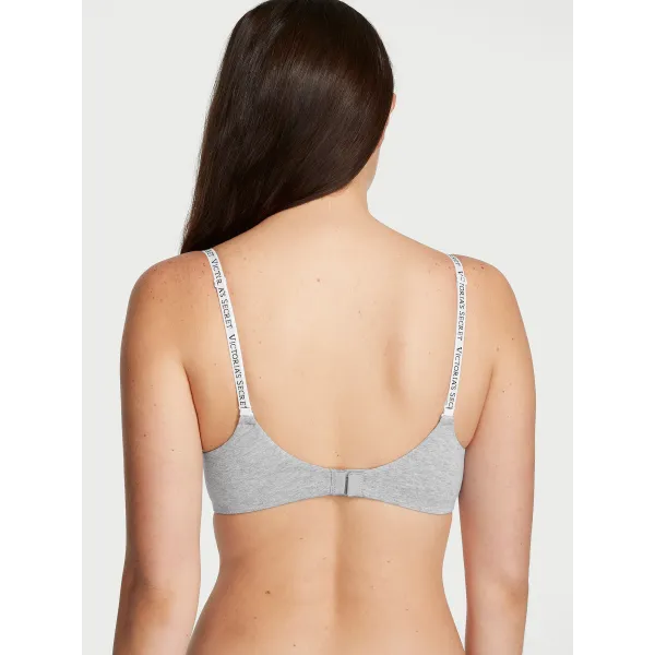 Бюстгалтер The T-shirt Bombshell Add-2-Cups Push-Up Bra Medium Heather Gray