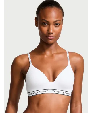 Бюстгалтер The T-shirt Lightly Lined Wireless Cotton Bra VS White