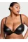 Бюстгалтер Very Sexy Bombshell Add-2-Cups Faux Leather Push-Up Bra Novelty | Black