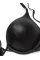 Бюстгалтер Very Sexy Bombshell Add-2-Cups Faux Leather Push-Up Bra Novelty | Black