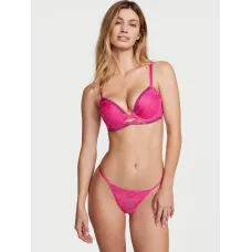 Комплект Білизни Victoria's Secret Very Sexy Shine Cradle Lace Push-Up Bra Рожевий