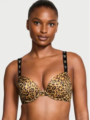 Бюстгалтер Victoria's Secret Very Sexy Shine Strap Push-Up Bra Leopard 