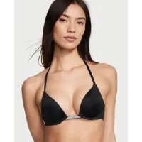 Бюстгальтер Victoria's Secret Bare Plunge Convertible Shine Bra Black