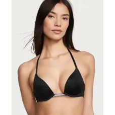 Бюстгальтер Victoria's Secret Bare Plunge Convertible Shine Bra Black