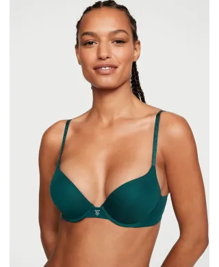 Бюстгалтер Victoria's Secret T-shirt Push-up Бавовна Зелений