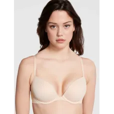 Бюстгалтер Victoria's Secret PINK Wear Everywhere Wear Everywhere Super Push-Up Bra Praline