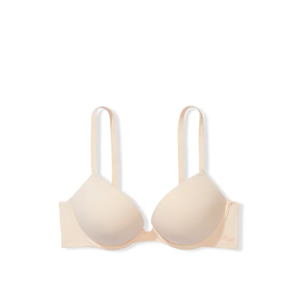 Бюстгалтер Victoria's Secret PINK Wear Everywhere Wear Everywhere Super Push-Up Bra Praline