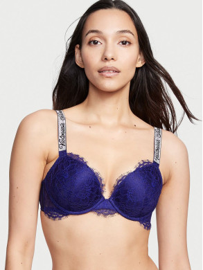 Бюстгалтер Фіолетовий з Камінцями Shine Push-up Lace Purple 