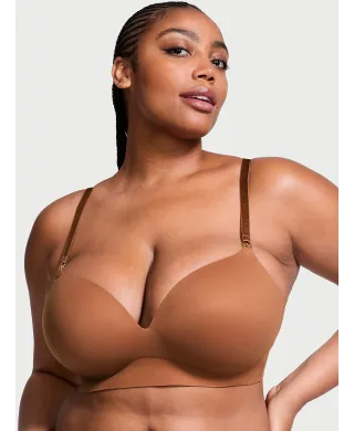 Бюстгалтер Dream Angels Smooth Wireless Push-Up Plunge Bra Caramel