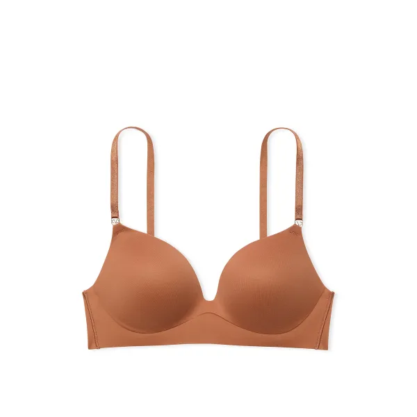 Бюстгалтер Dream Angels Smooth Wireless Push-Up Plunge Bra Caramel