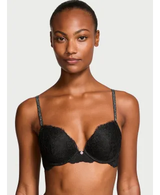 Бюстгалтер Dream Angels Twinkle Lace Push-Up Bra Black