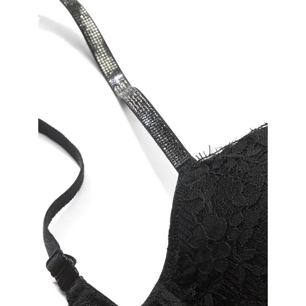 Комплект Dream Angels Twinkle Lace Push-Up Bra Black +Brazilian Комплект Dream Angels Twinkle Lace Push-Up Bra Black +Brazilian