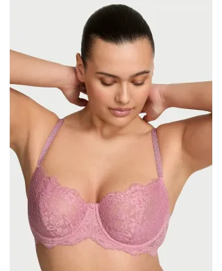 Бюстгалтер Dream Angels Wicked Twinkle Lace Unlined Balconette Bra Dusk Mauve