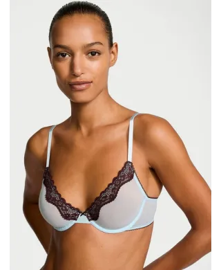 Бюстгалтер by Victoria's Secret Lightly-lined Blue and Brown