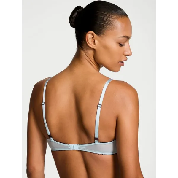 Комплект by Victoria's Secret Lightly-lined Blue and Brown + Thong