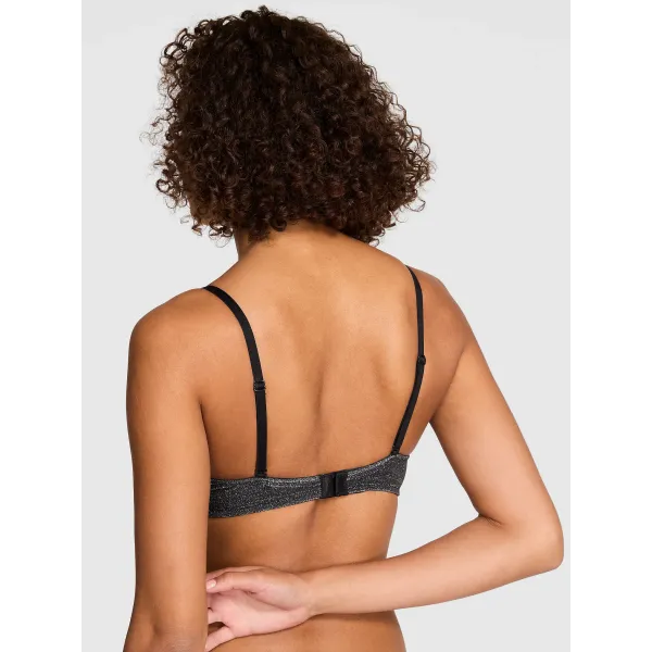 Бюстгалтер PINK Wear Everywhere Push-Up Bra Lurex Shine Black