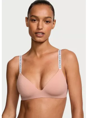 Бюстгалтер Пудровий Victoria's Secret Lightly Lined Wireless Bra Misty Rose 