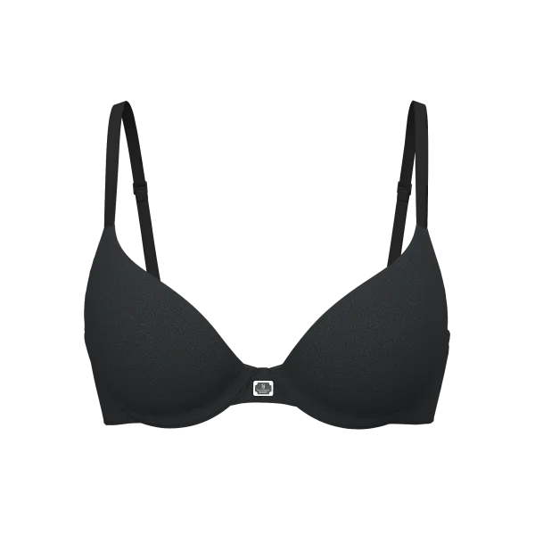 Комплект The T-shirt Cotton Logo Hardware Lightly Lined Full-Coverage Bra +Thong Комплект The T-shirt Cotton Logo Hardware Lightly Lined Full-Coverage Bra +Thong