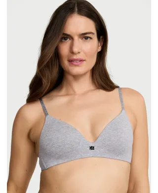 Комплект The T-shirt Cotton Logo Hardware Lightly Lined Wireless Bra+Thong