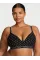 Бюстгалтер The T-shirt Lightly Lined Wireless Cotton Bra Black Logos