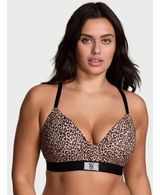 Бюстгалтер The T-shirt Shine Patch Lightly Lined Wireless Bra Leopard