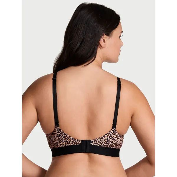 Бюстгалтер The T-shirt Shine Patch Lightly Lined Wireless Bra Leopard