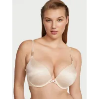 Бюстгалтер Very Sexy Bombshell Add-2-Cups Faux Leather Push-Up Bra Novelty | marzipan