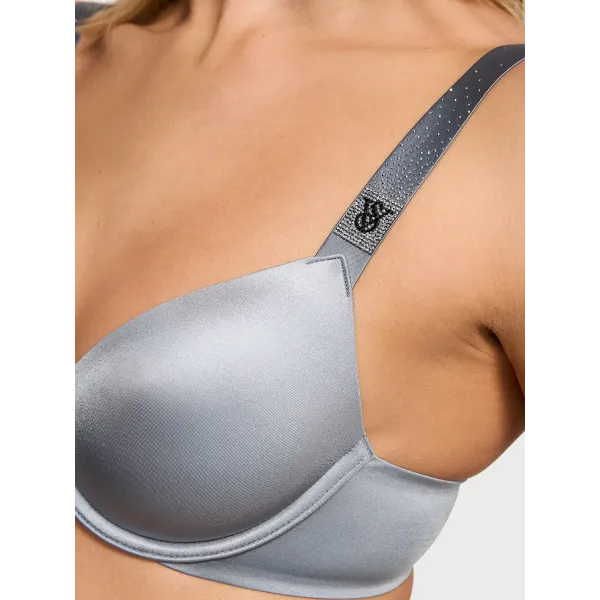 Комплект Very Sexy Scattered Shine Strap Lightly Lined Low-Cut Demi Bra Asteroid Grey