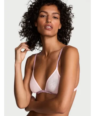 Бюстгальтер Very Sexy Sheer Shine Triangle Bralette Pink