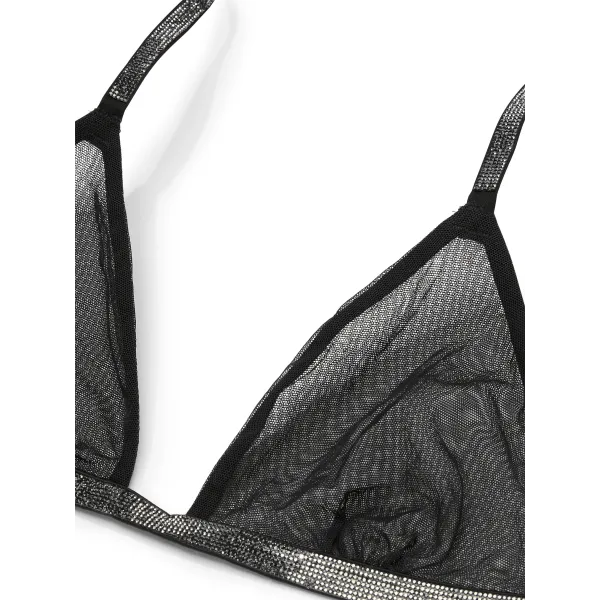 Комплект Very Sexy Sheer Shine Triangle Bralette Black