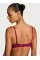 Комплект  Victoria's Secret Sheer Shine Unlined Low-Cut Demi Bra Campari Red