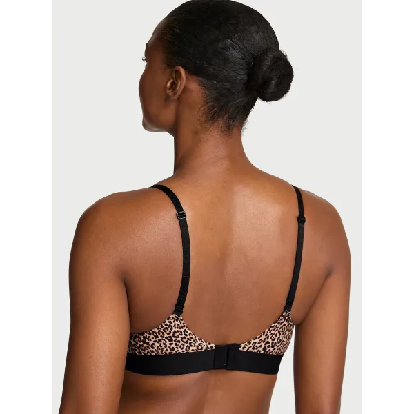 Бюстгалтер Victoria's Secret The T-shirt Perfect Shape Shine Patch Push-Up Bra Leopard