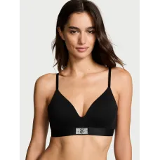 Бюстгалтер Victoria's Secret The T-shirt Shine Patch Lightly Lined Wireless Bra Black