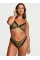 Комплект by Victoria's Secret Light-lined Bra Green Black Dot + Thong